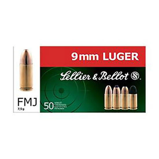 SB 9MM LUGER PARA 124GR FMJ 50/20 - Ammunition